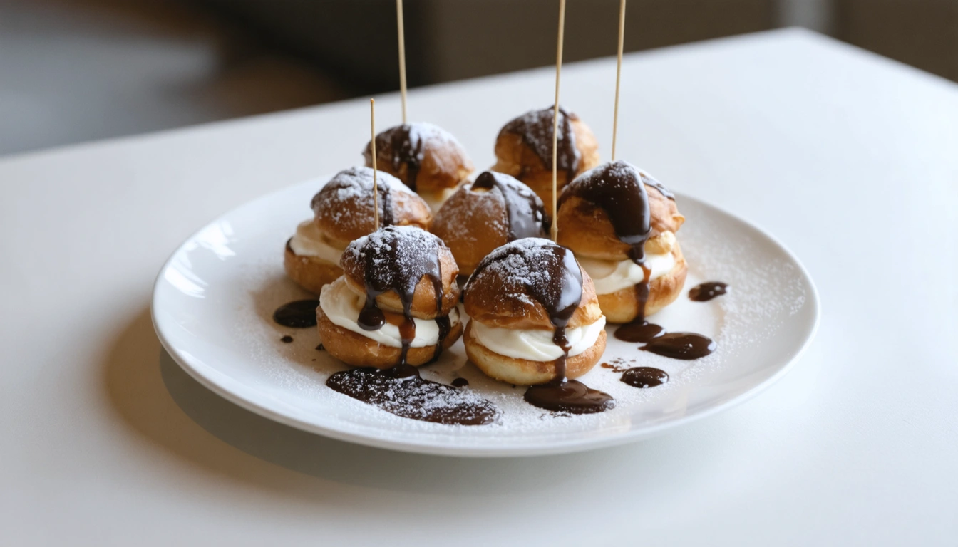 profiteroles al cioccolato